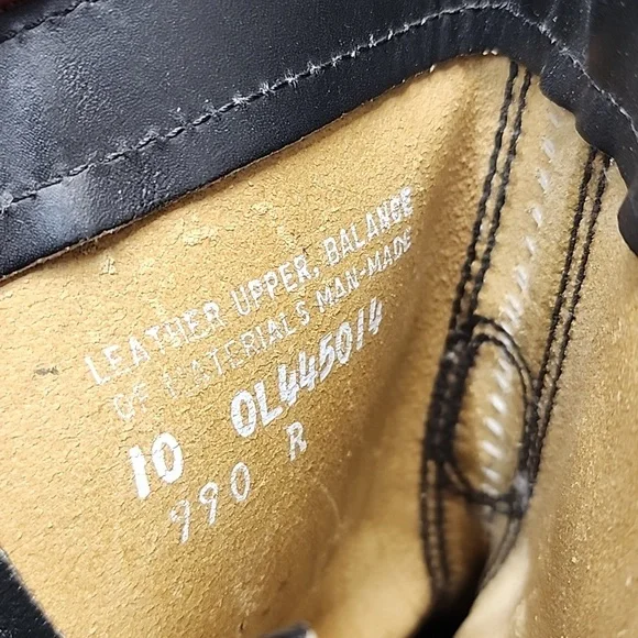 NEW VNTG Leather Military Maxitred Jump Tall Combat Lace-Up Boots Blk Sz 10 - Picture 9 of 16